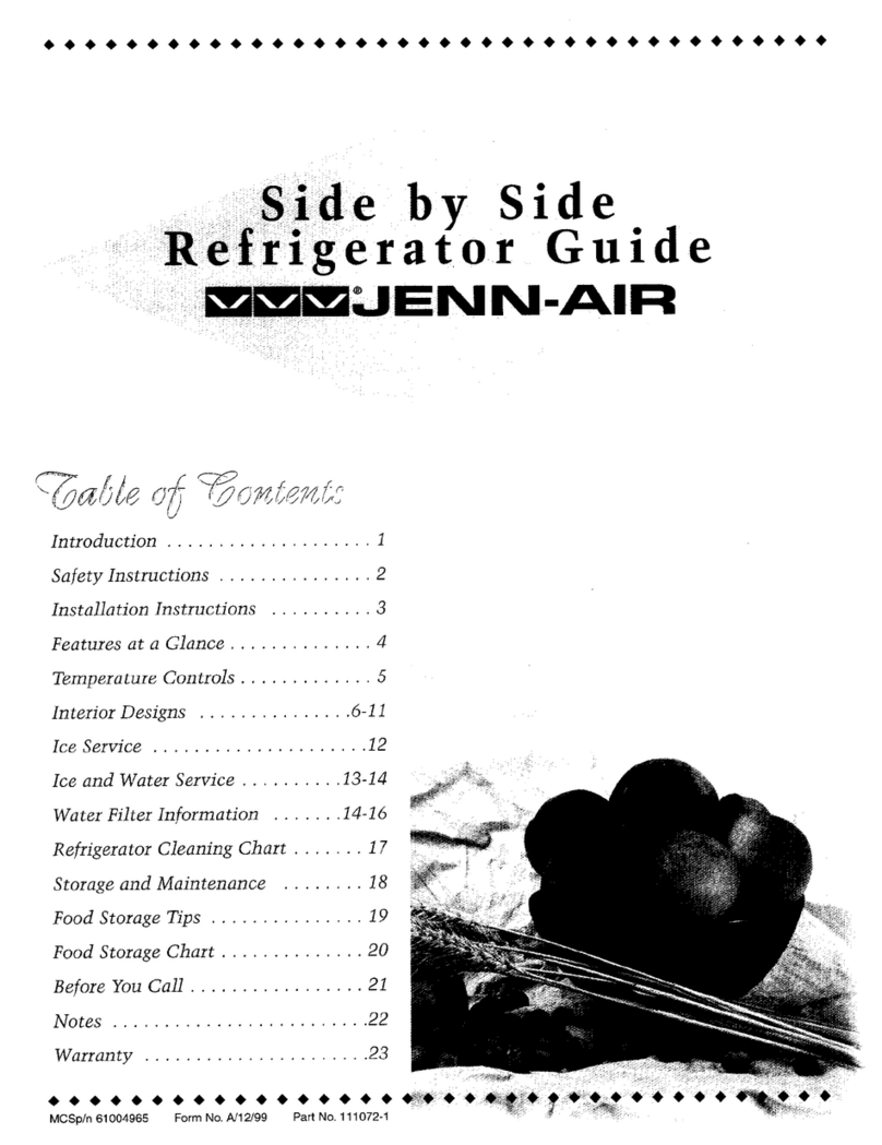Jenn-Air JSD2374ARB User manual
