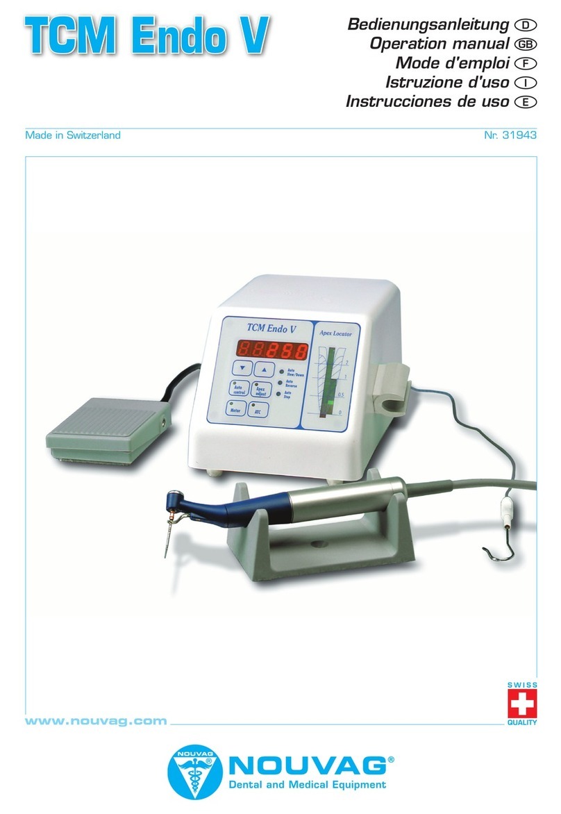 Nouvag tcm endo v Operation manual