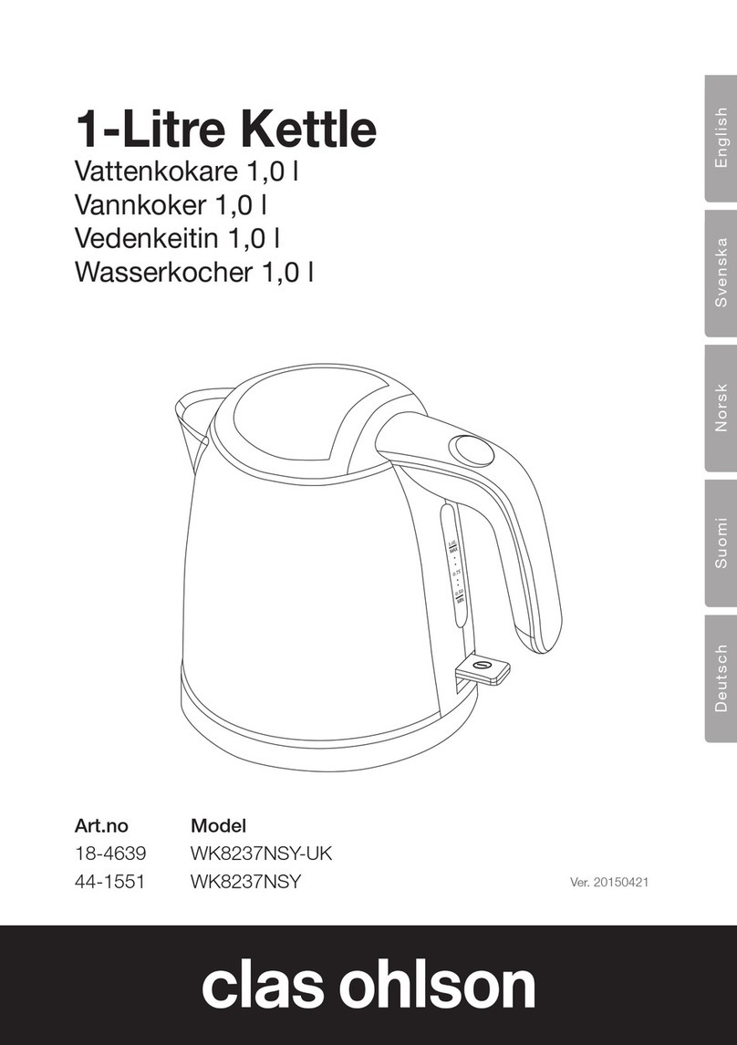 Clas Ohlson WK8237NSY-UK User manual