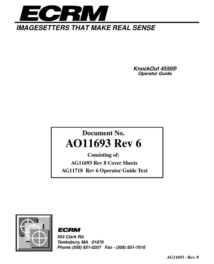 ECRM KnockOut 4550 Operator's guide