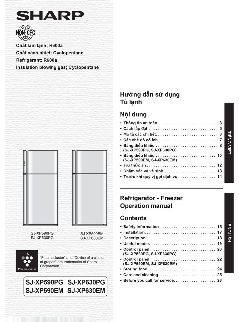 Sharp SJ-XP590PG User manual Sharp SJ-XP590PG User manual
