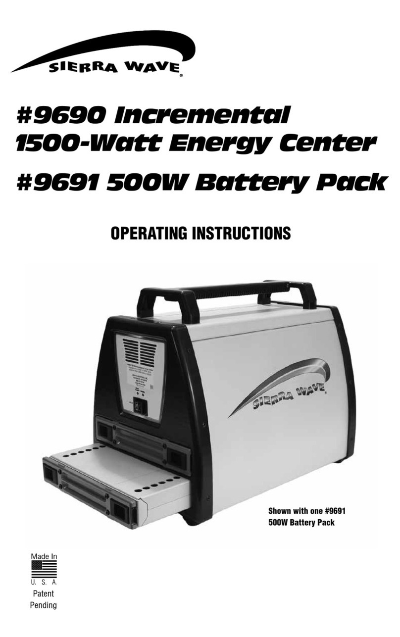 Sierra wave 9690 operating instructions