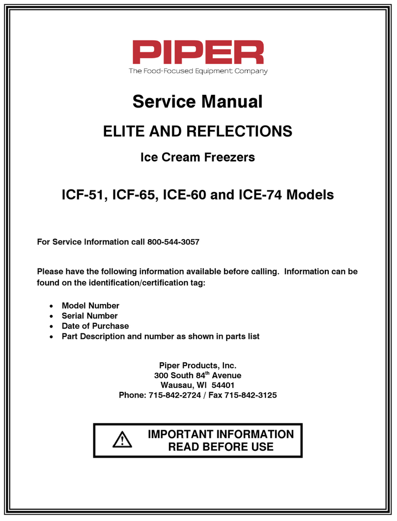Piper ICF-51 User manual