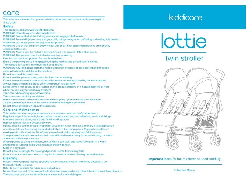 Kiddicare lottie User manual