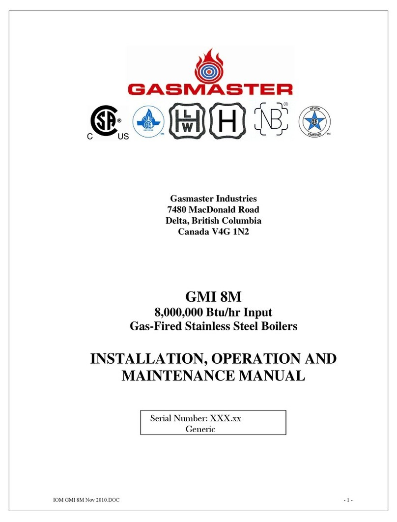 Gasmaster GMI 2M User manual