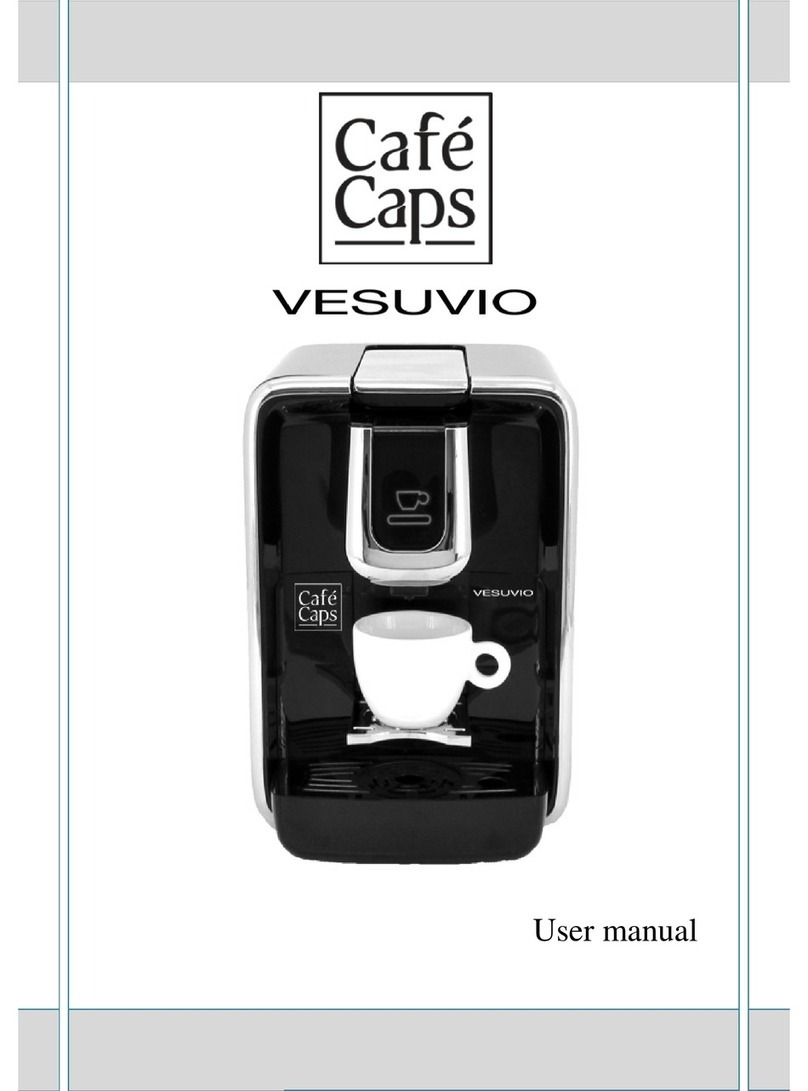 Cafe Caps Vesuvio user manual