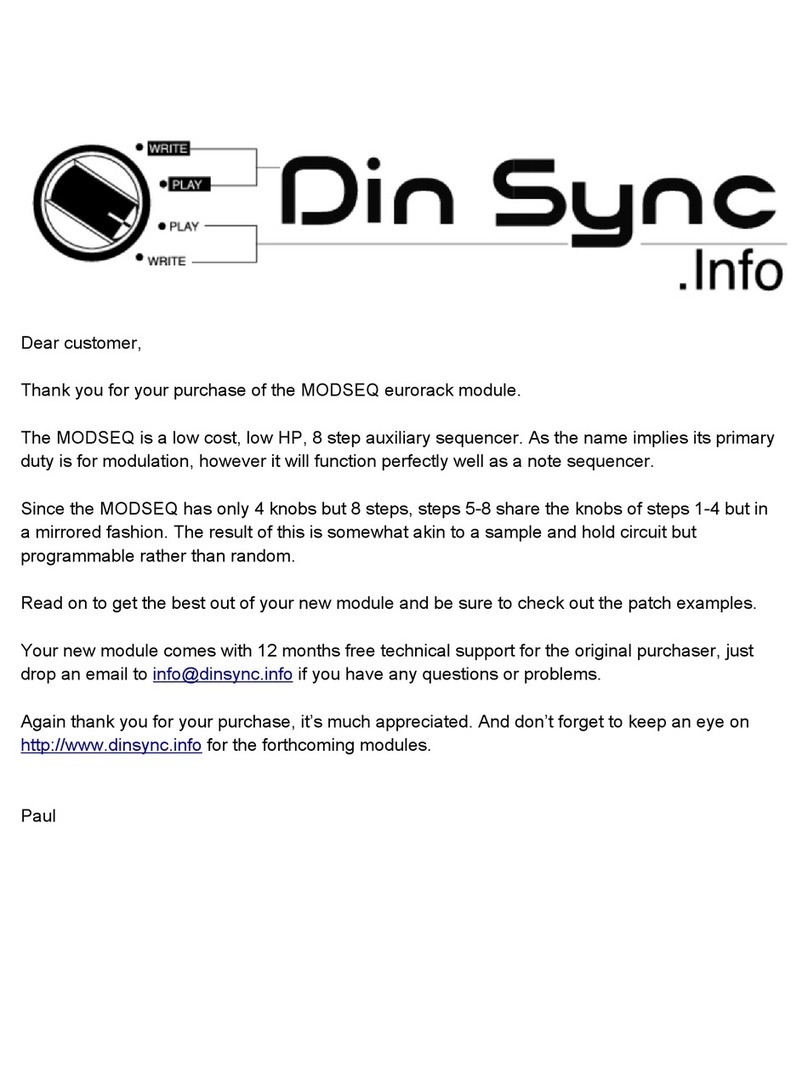 Din Sync MODSEQ user manual