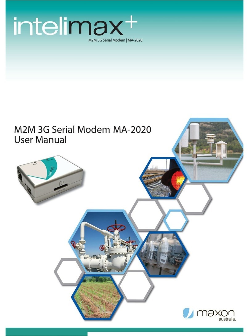 Maxon MA-2020 User manual