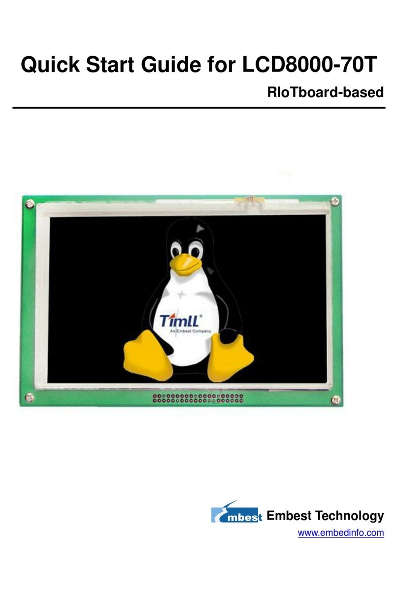 Embest LCD8000-70T quick start guide