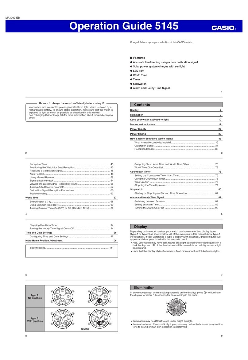 Casio 5145 User manual
