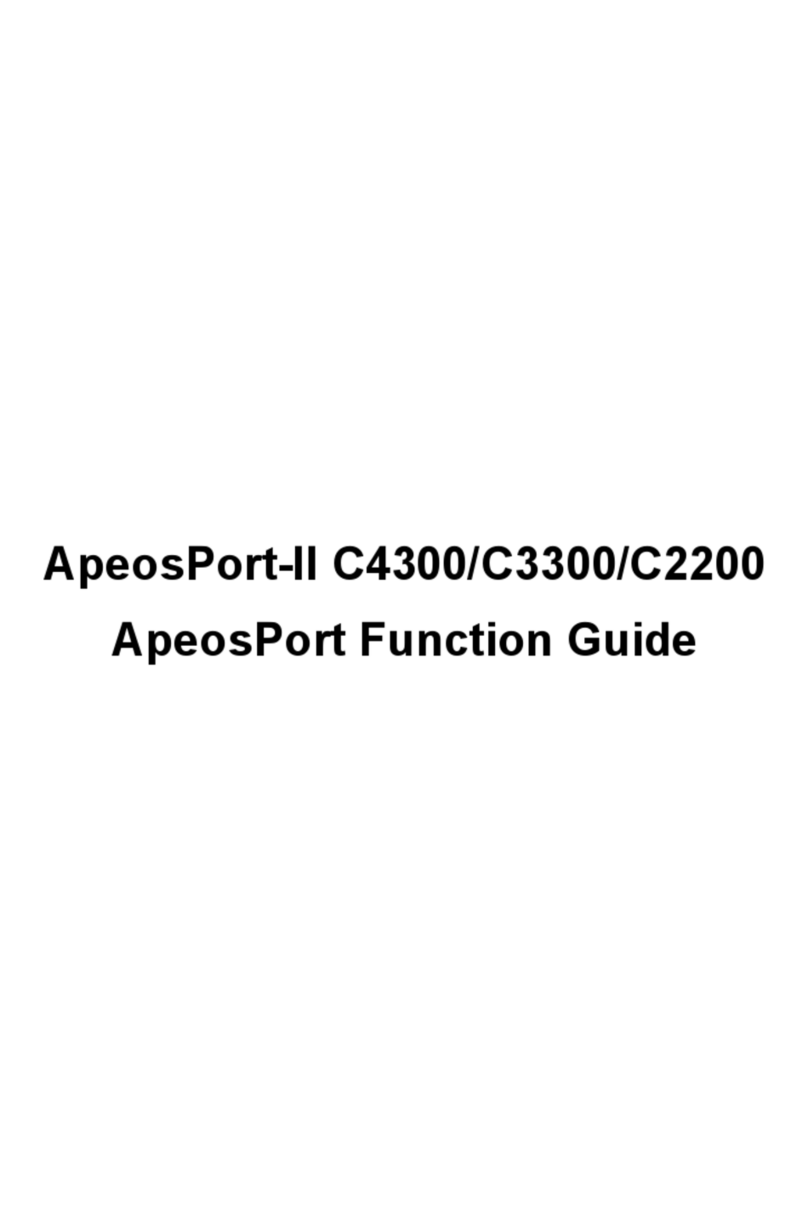 Fuji Xerox ApeosPort-II C4300 Instruction and safety manual