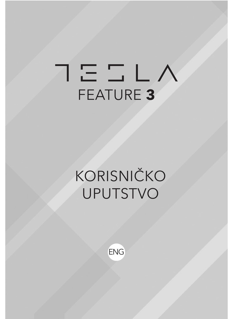 Tesla Feature 3 User manual Tesla Feature 3 User manual