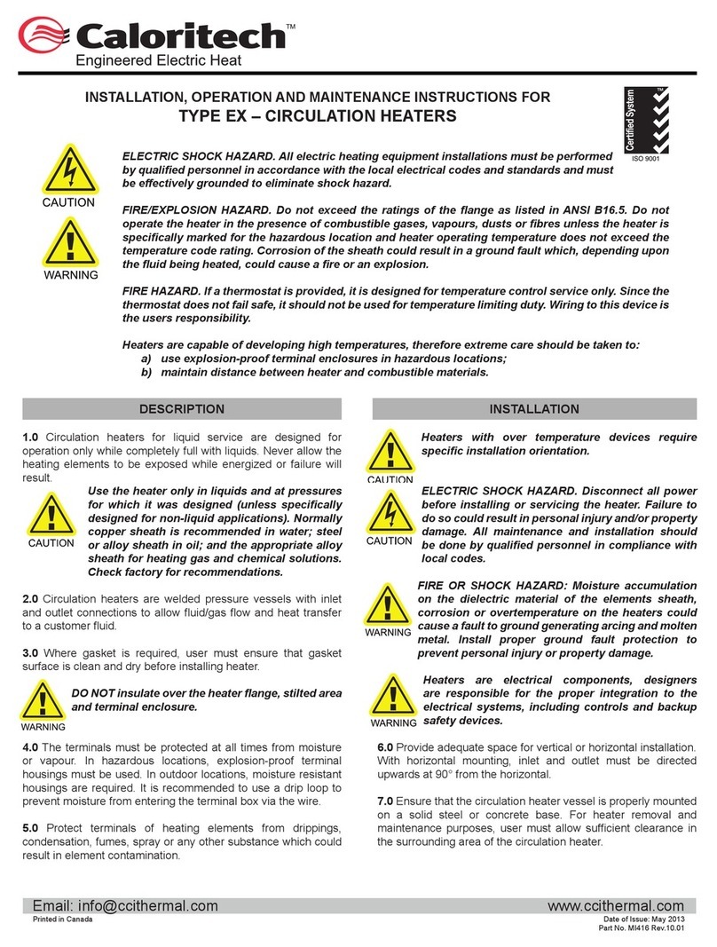 Caloritech EXC Manual