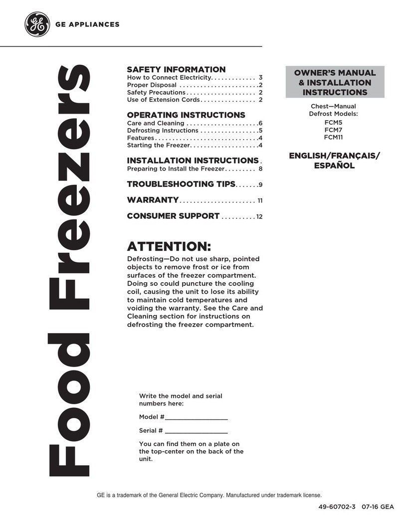 GEAppliances FCM5 Owner's Manual & Installation Instructions