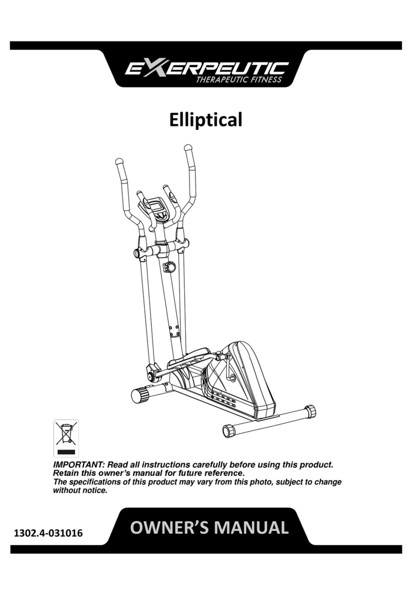 Exerpeutic 1302.4 owner's manual