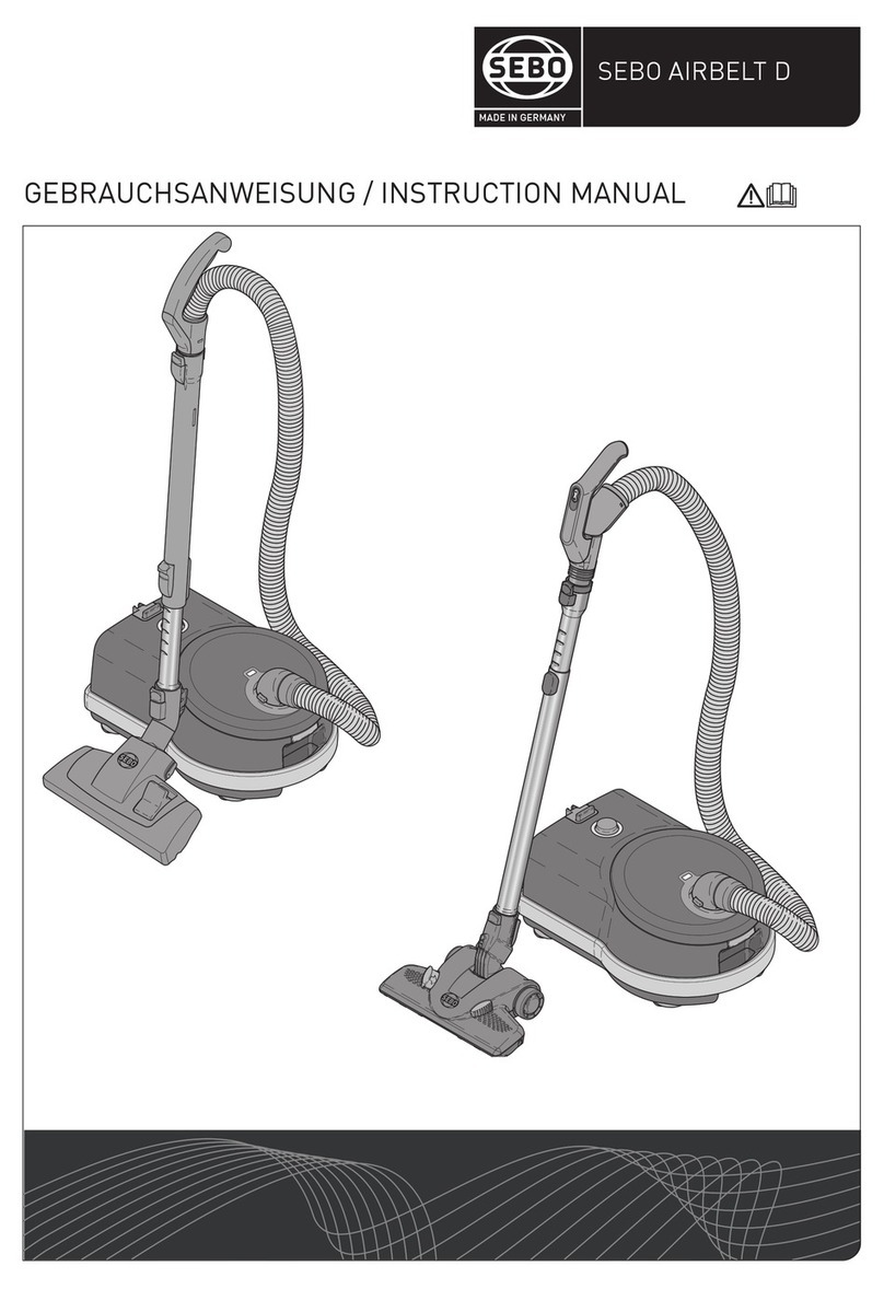 Sebo Airbelt D User manual Sebo Airbelt D User manual