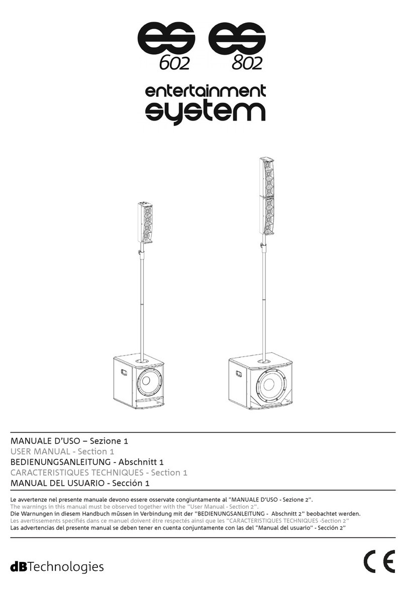 dB Technologies ES62 User manual