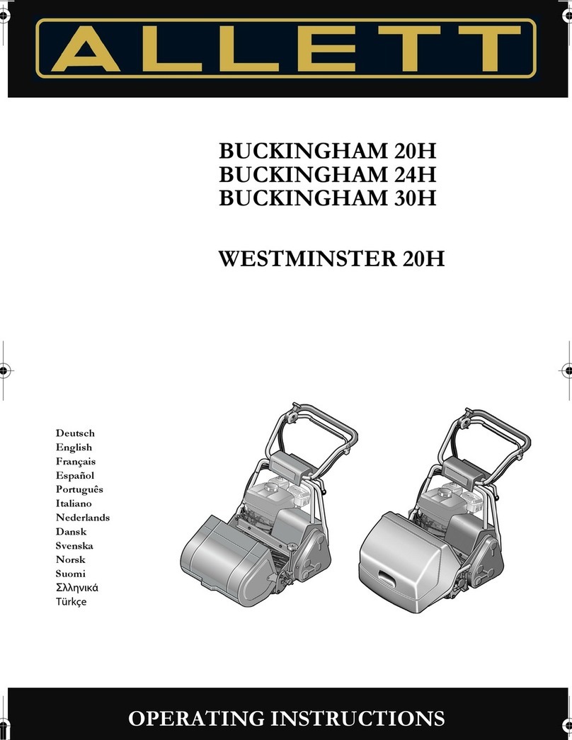 Allett BUCKINGHAM 20H User manual