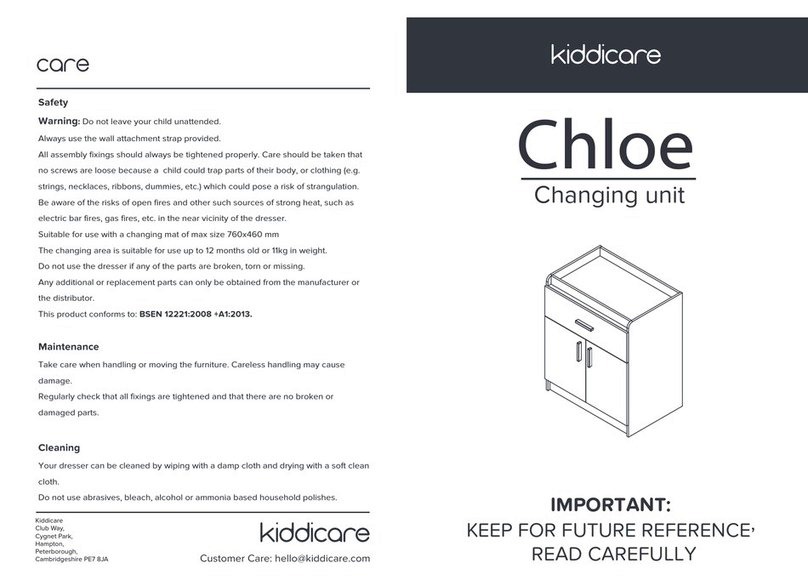 Kiddicare Chloe User manual Kiddicare Chloe User manual