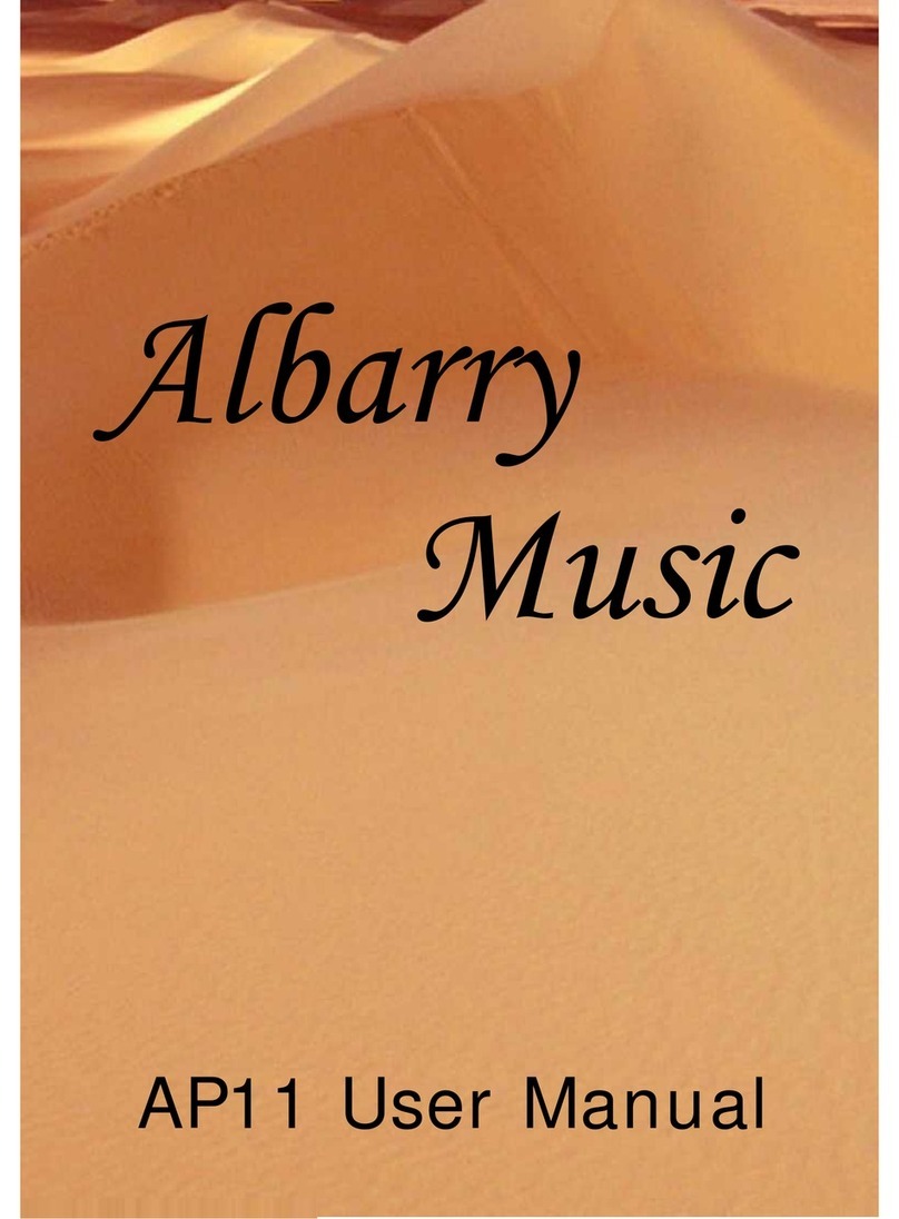 Albarry Music AP11 user manual