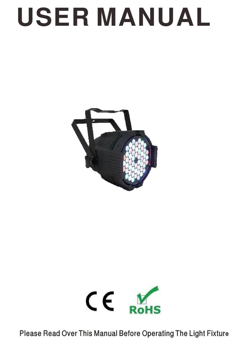 Light Fixture LEDPAR 54 user manual