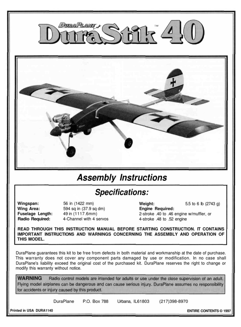 DuraPlane DuraStik 40 Assembly instructions