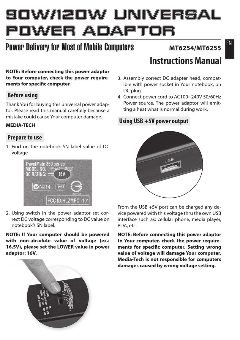MediaTech MT6254 User manual
