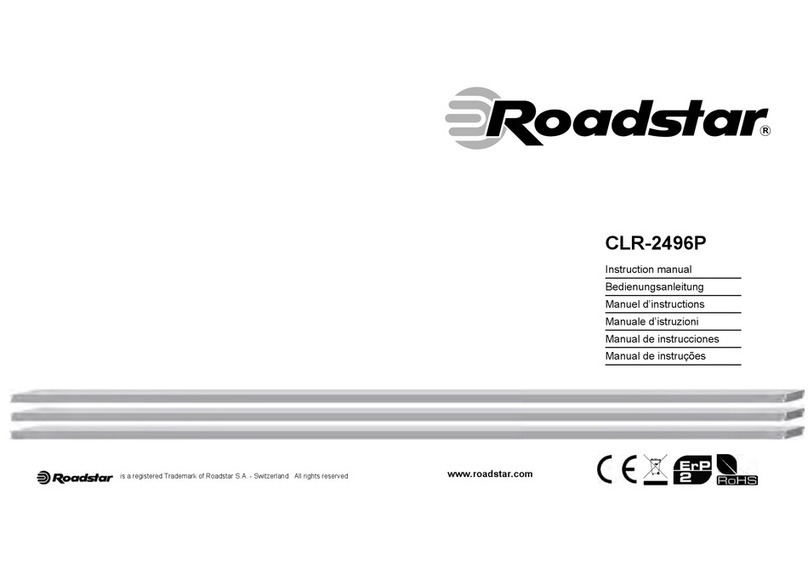 Roadstar CLR-2496P instruction manual