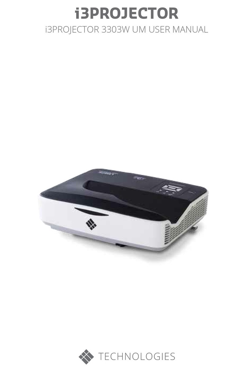i3 i3PROJECTOR User manual