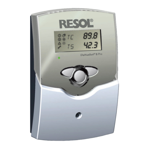 Resol DeltaSol B Pro Mounting and operation manual