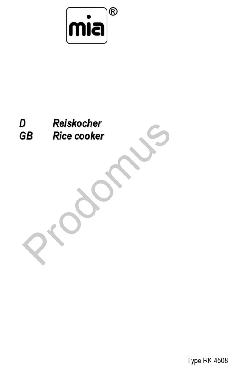 MIA RK 4508 User manual