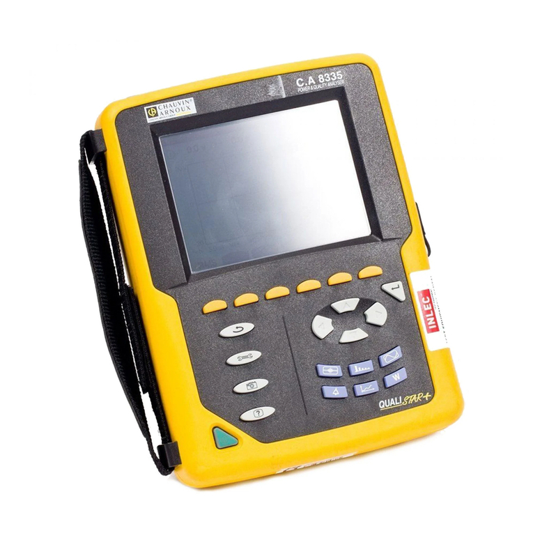 Chauvin Arnoux C.A 8335 User manual