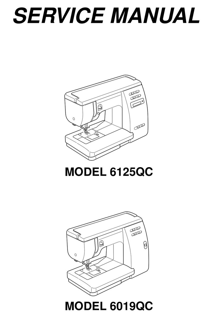ELNA 6125QC Service manual