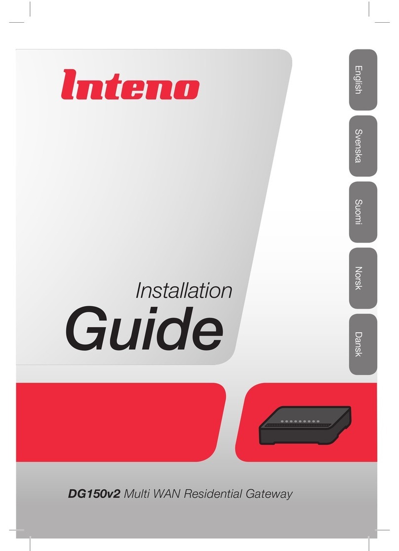 Inteno DG150v2 installation guide