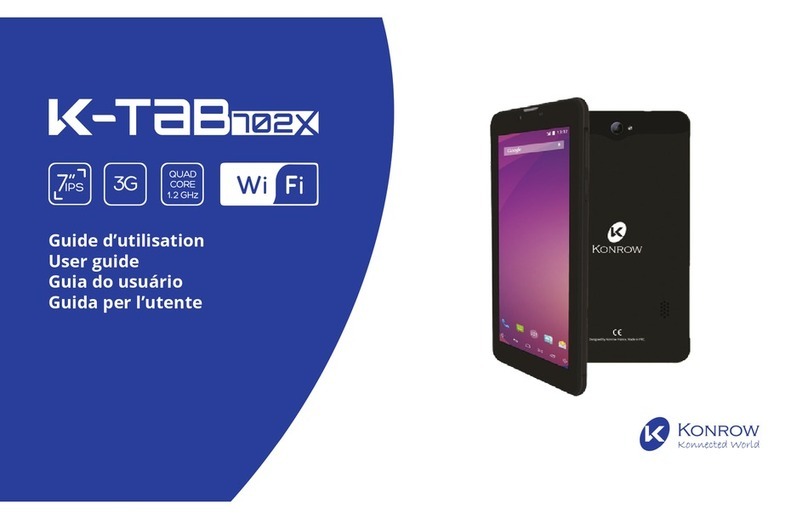 Konrow K-TAB702X User manual