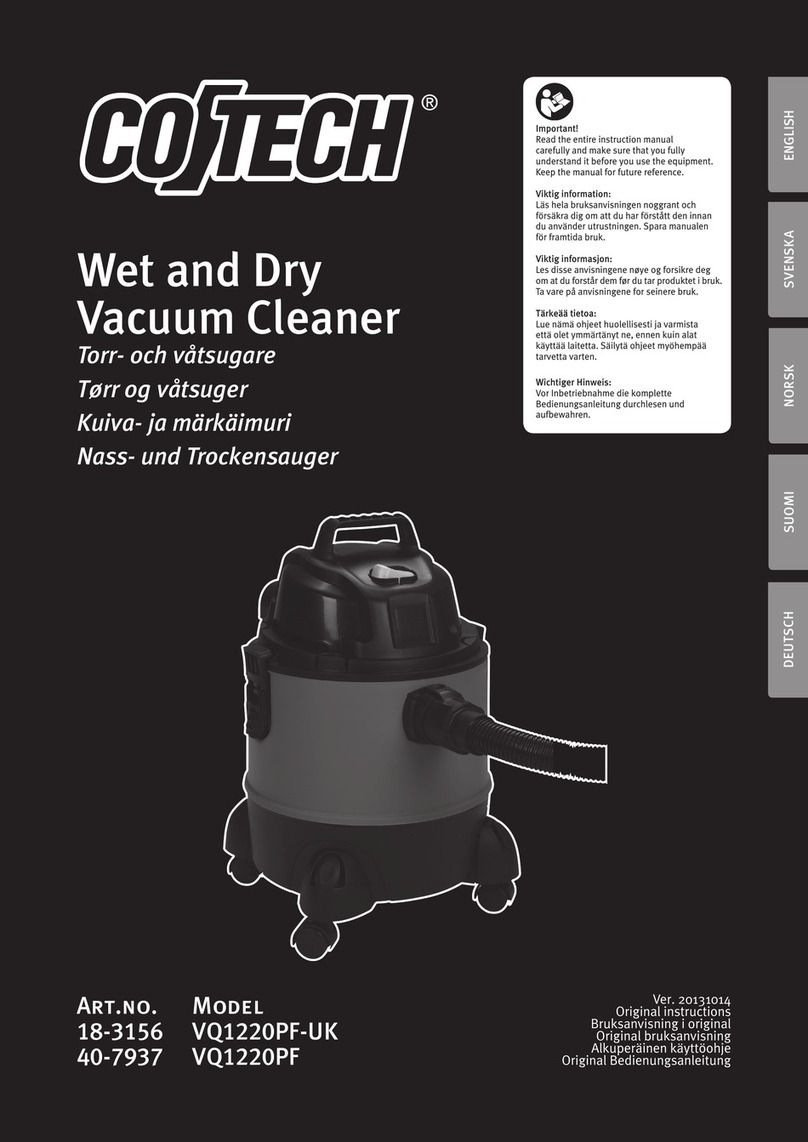 Clas Ohlson Cotech VQ1220PF-UK User manual