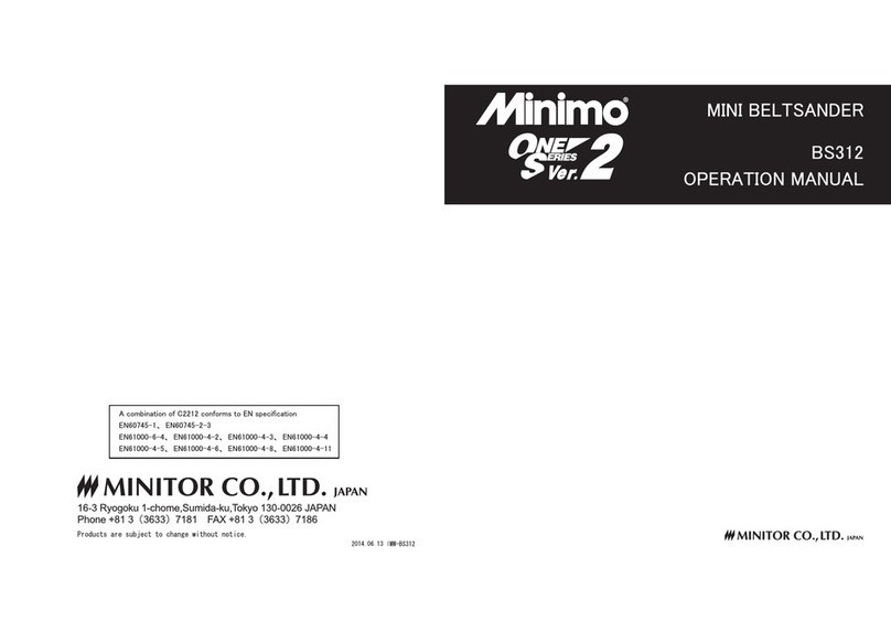 MINIMO BS312 Operation manual