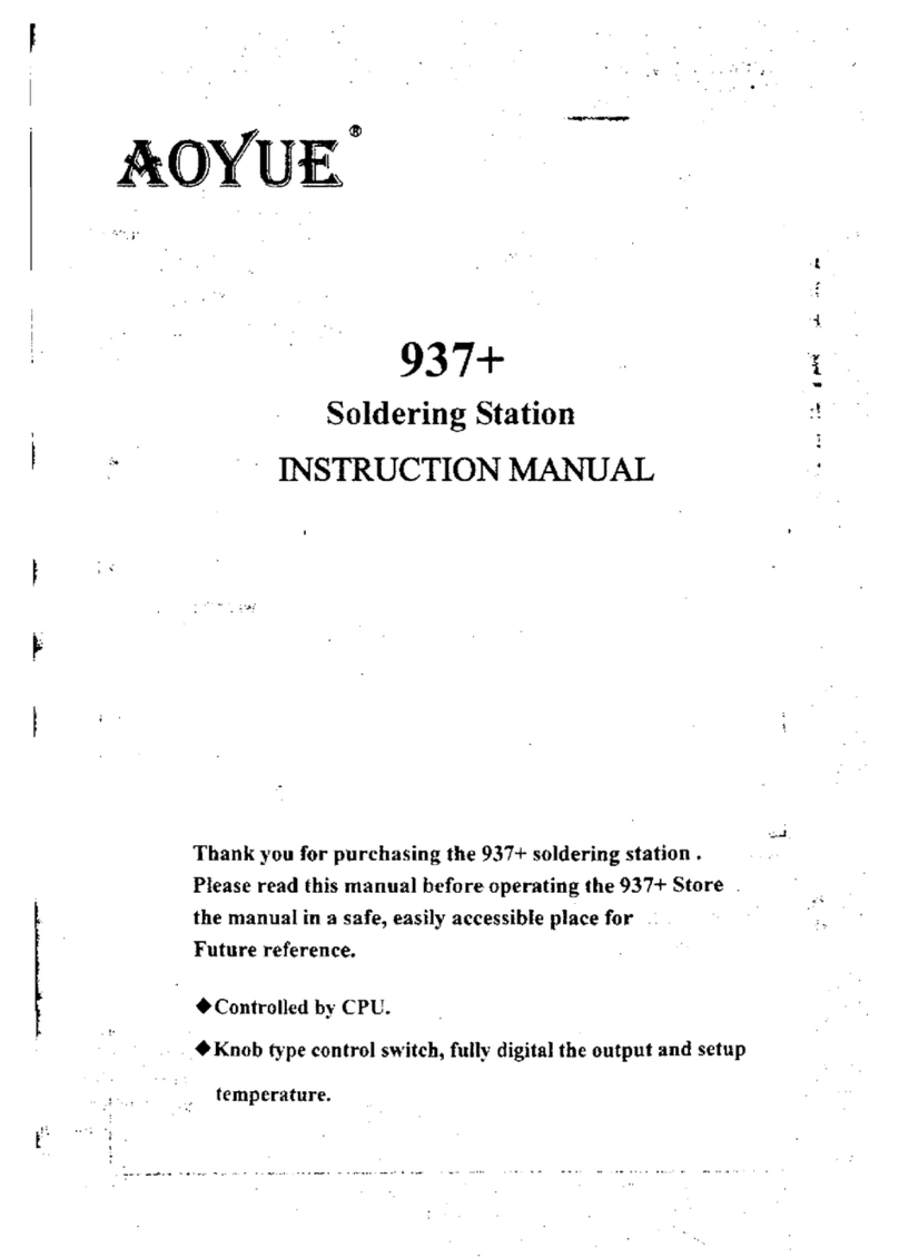 aoyue 937 Plus instruction manual