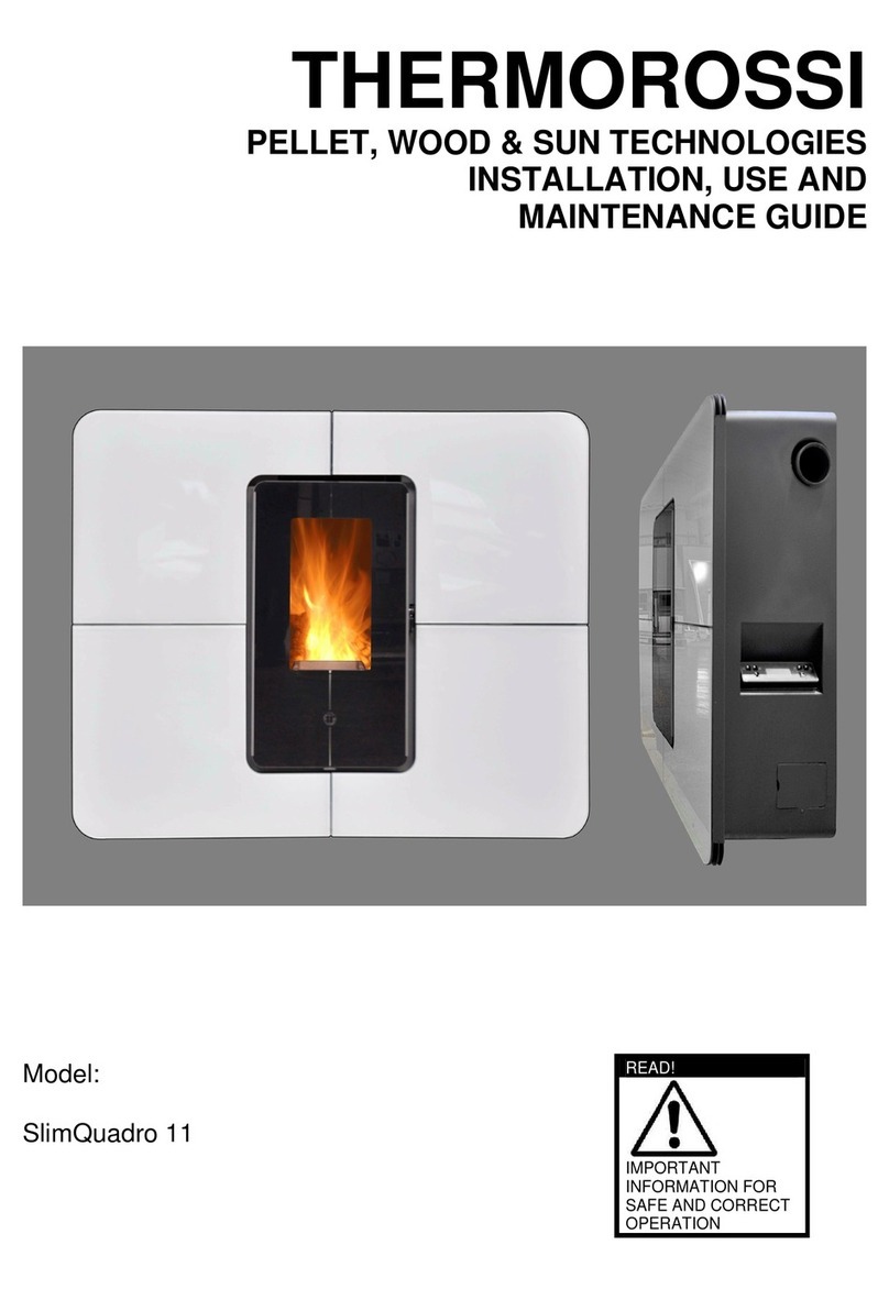 THERMOROSSI SlimQuadro 11 Installation and operating instructions