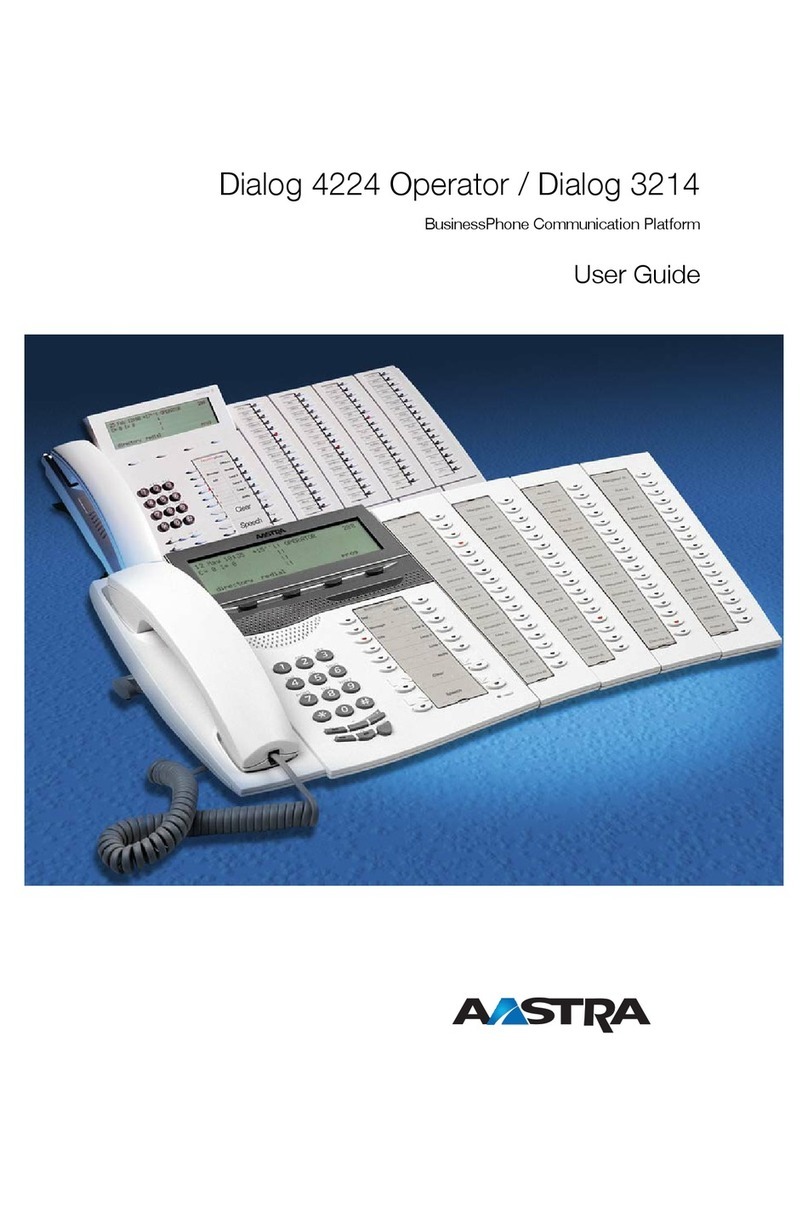 Aastra dialog 4224 Operator user guide