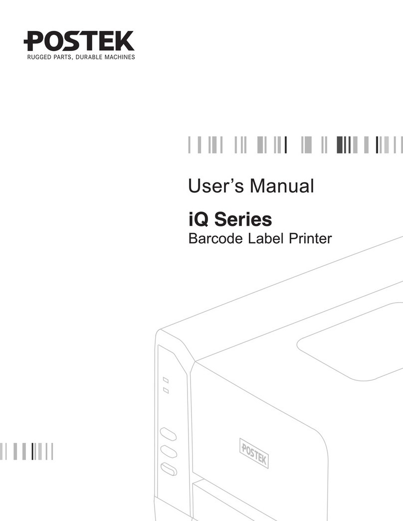 Postek IQ SERIES user manual