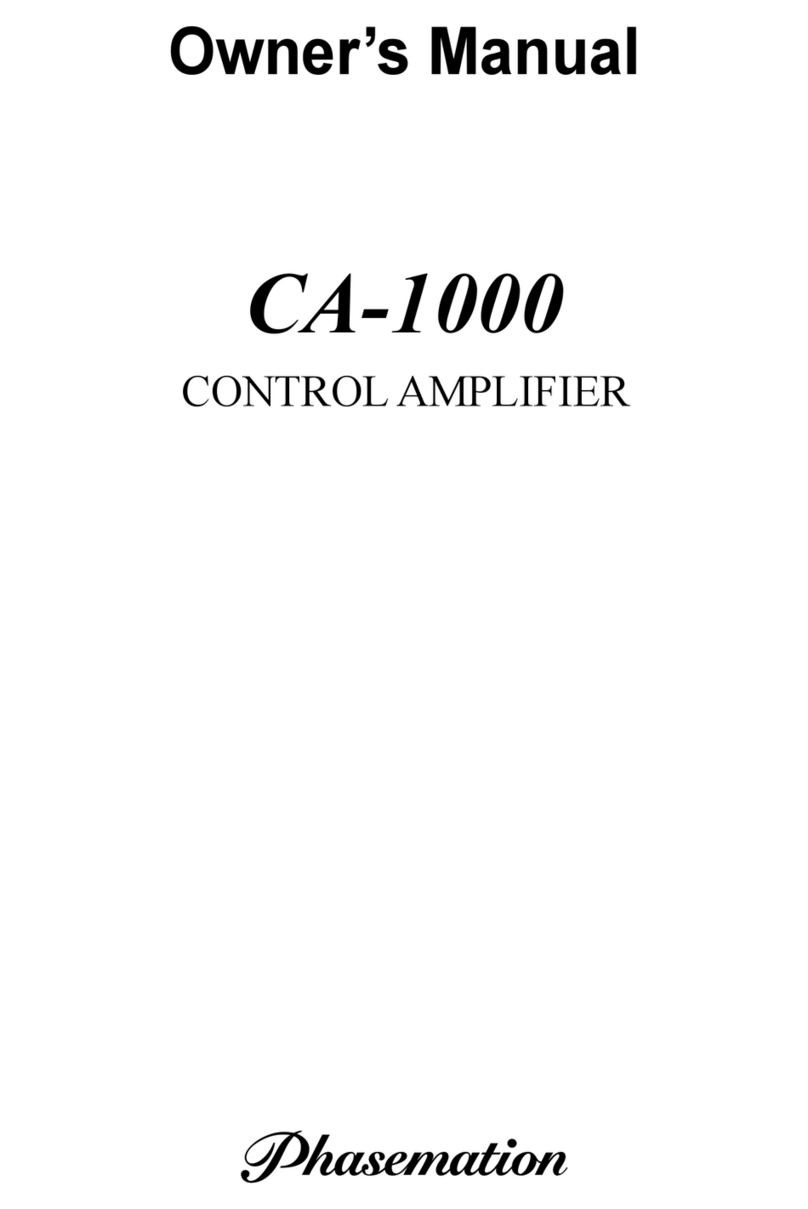 Phasemation CA-1000 User manual
