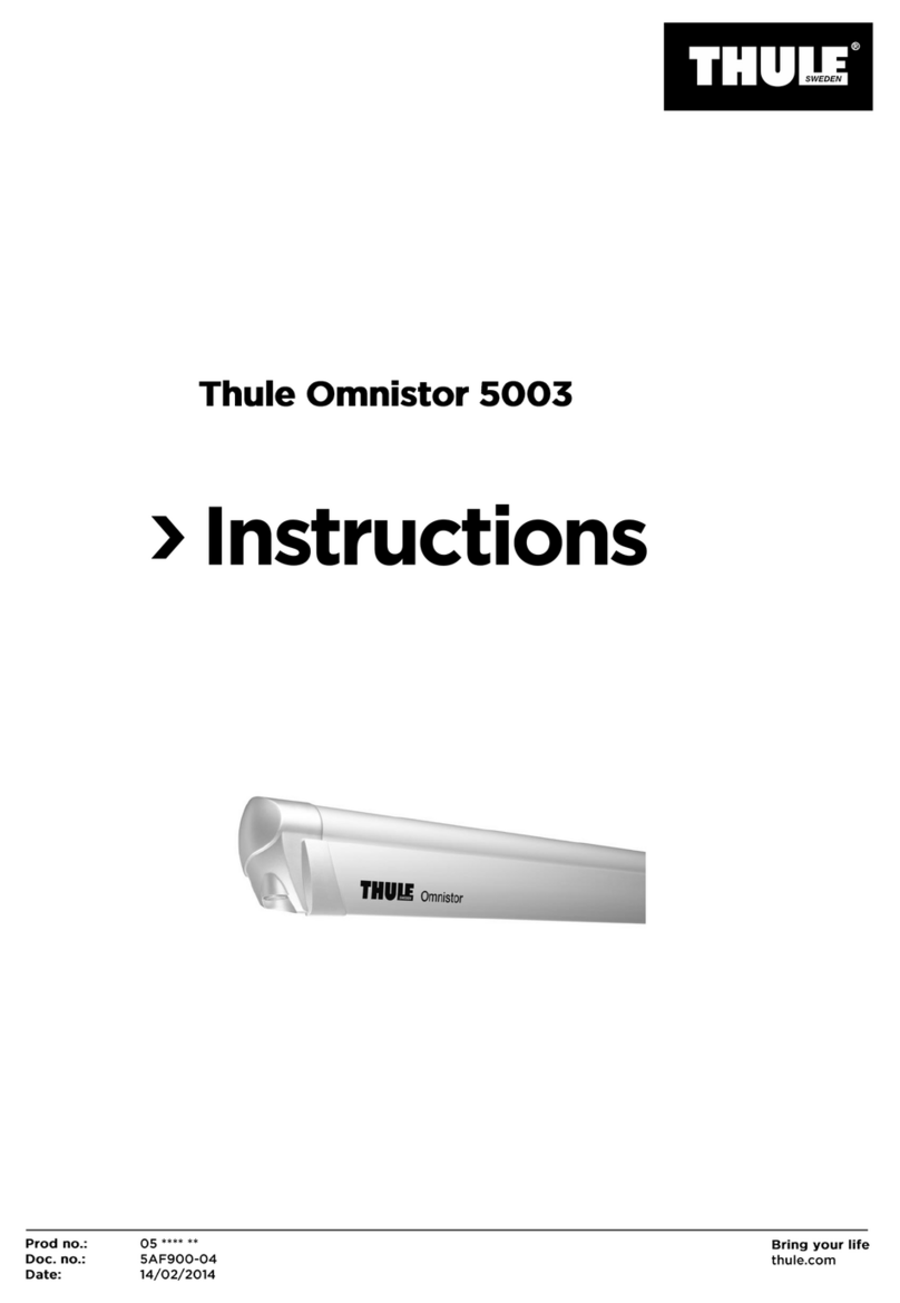 Thule omnistor 5003 instruction manual