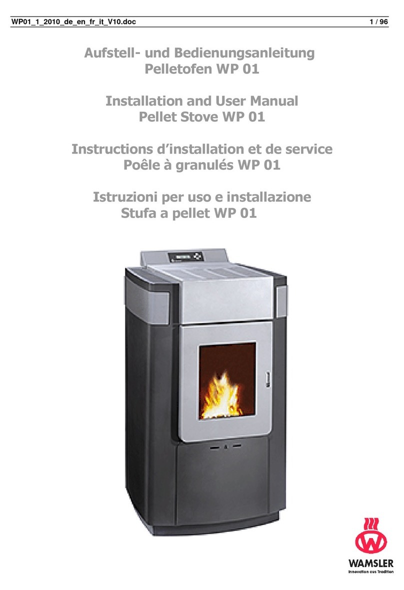 Wamsler WP 01 Installation and user manual