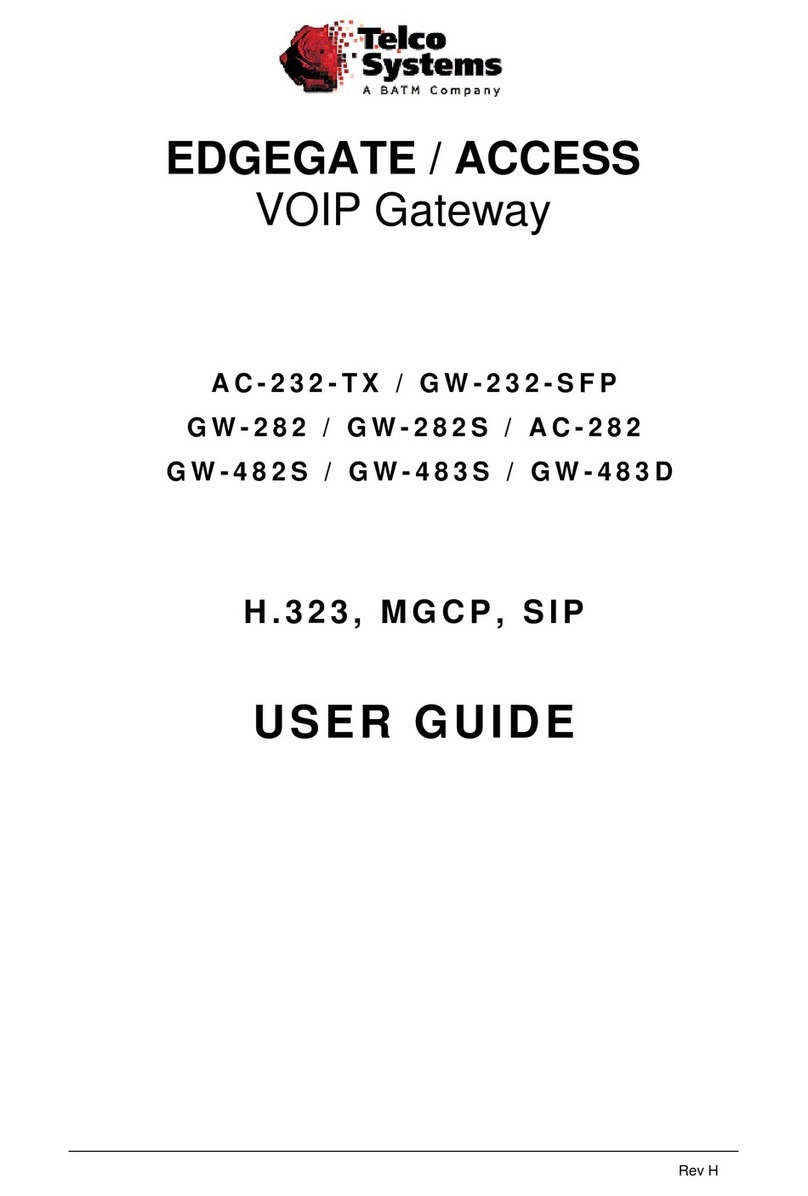 Telco AC - 232 - TX user guide