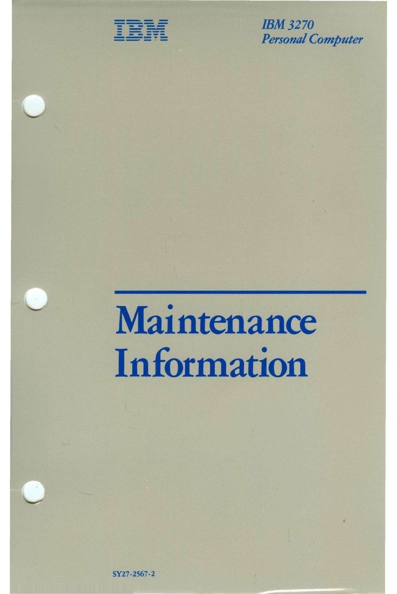 IBM 3270 User manual