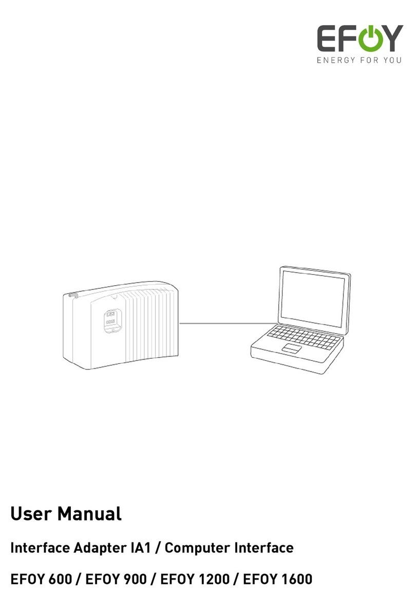 EFOY 600 user manual