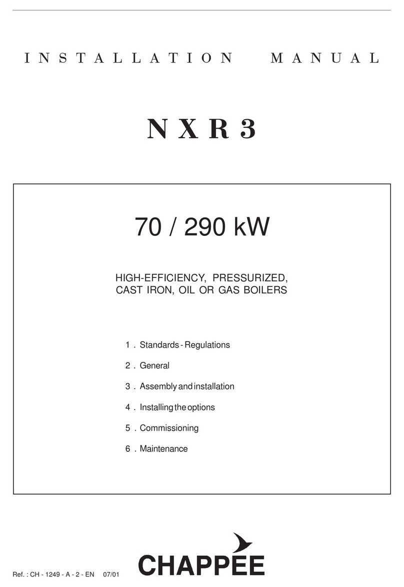 Chappee NXR3 installation manual