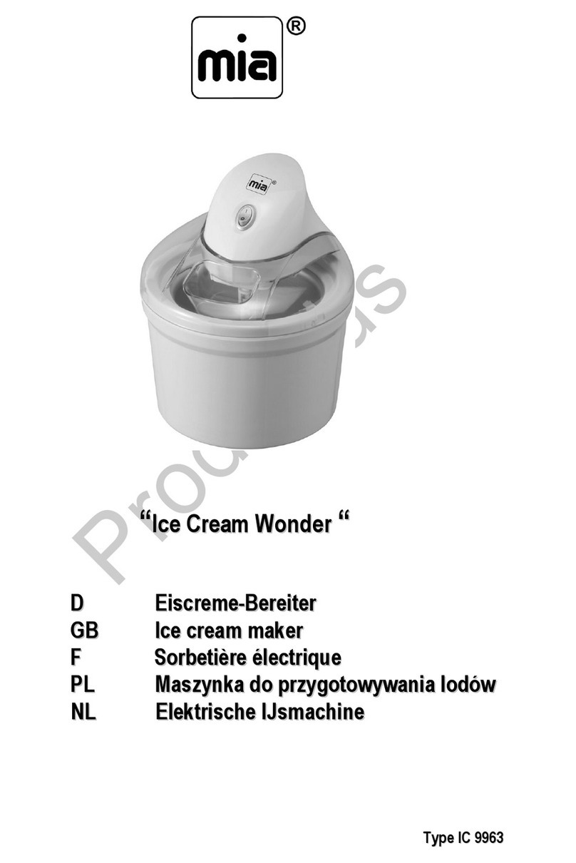 MIA Ice Cream Wonder manual