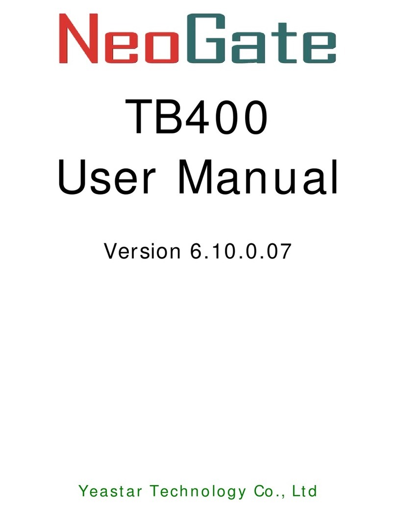 NeoGate TB400 user manual